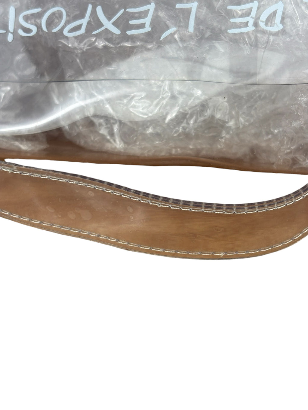 Hermes Transparent Vinyl Souvenir De L'Exposition 1997 Kelly Handbag