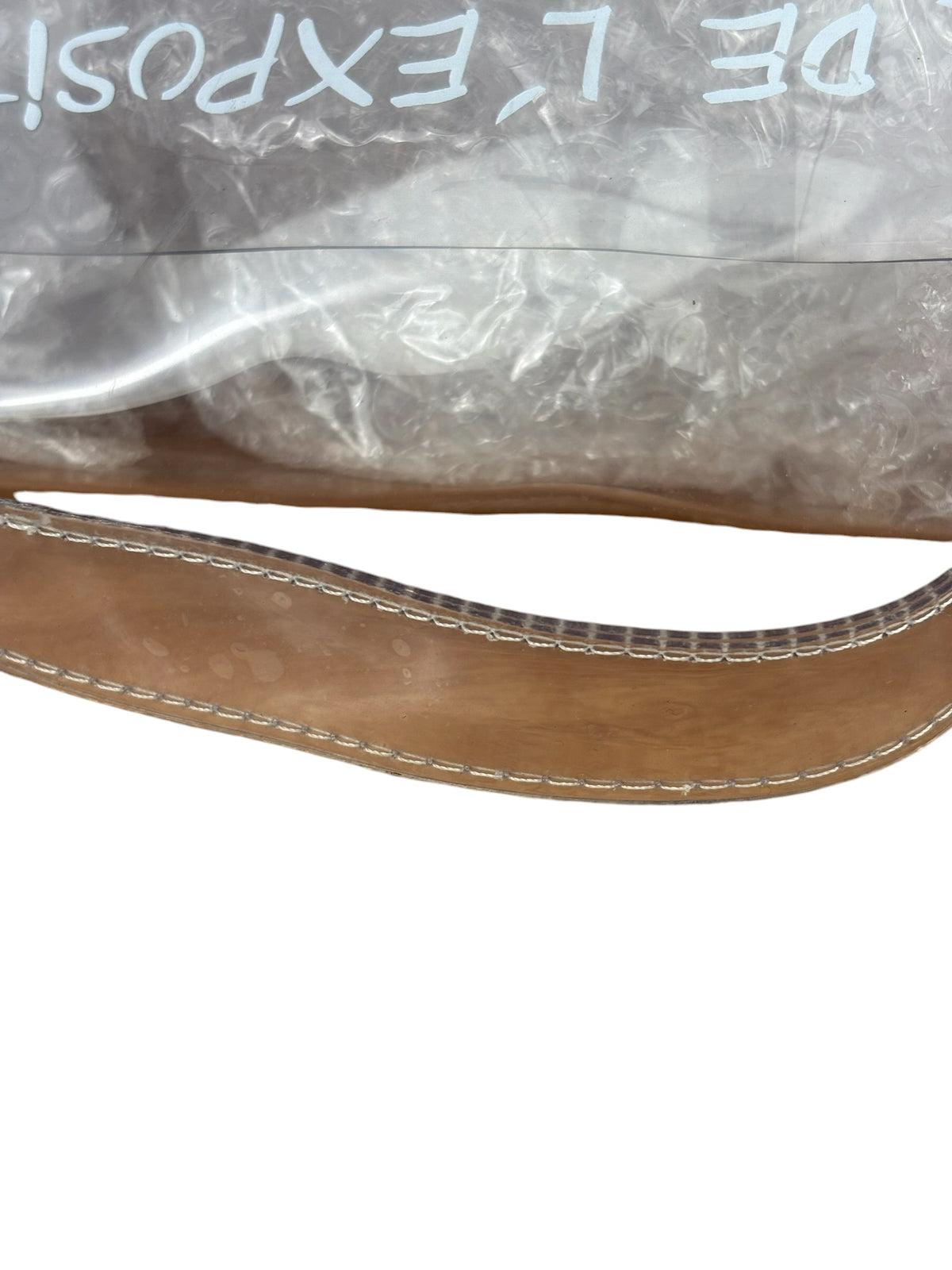 Hermes Transparent Vinyl Souvenir De L'Exposition 1997 Kelly Handbag