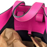 Loewe Pink/White Leather M Hammock Bag