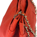 Chanel Red Quilted Leather Natural Beauty Chain Tote 2010