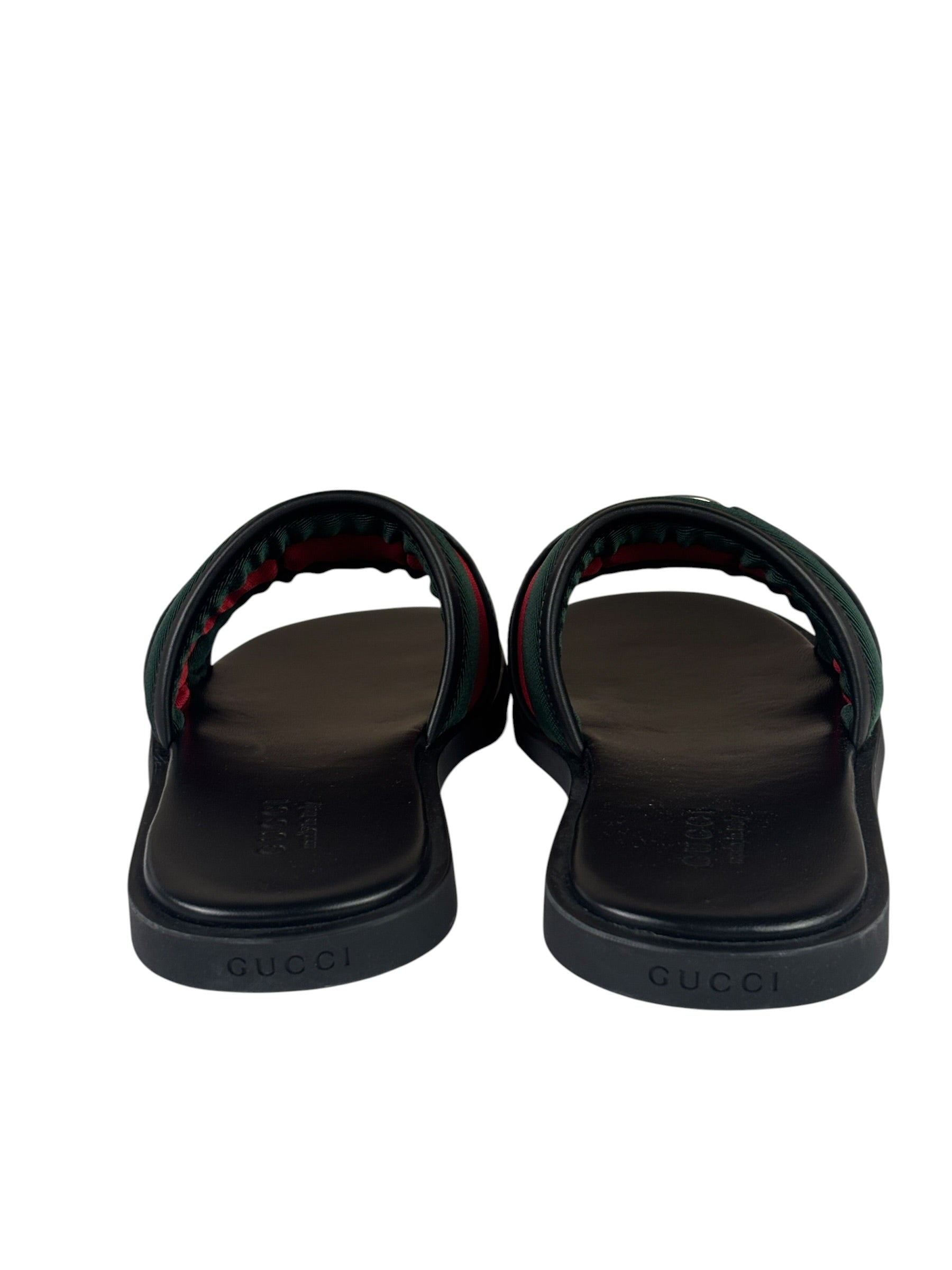 Gucci Interlocking G Sherry Line Leather Sandals
