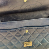 Chanel Blue Reissue 225 Double Flap Bag 1991