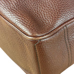 Celine Brown Pebbled Leather Boogie Handbag
