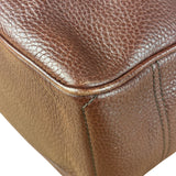 Celine Brown Pebbled Leather Boogie Handbag