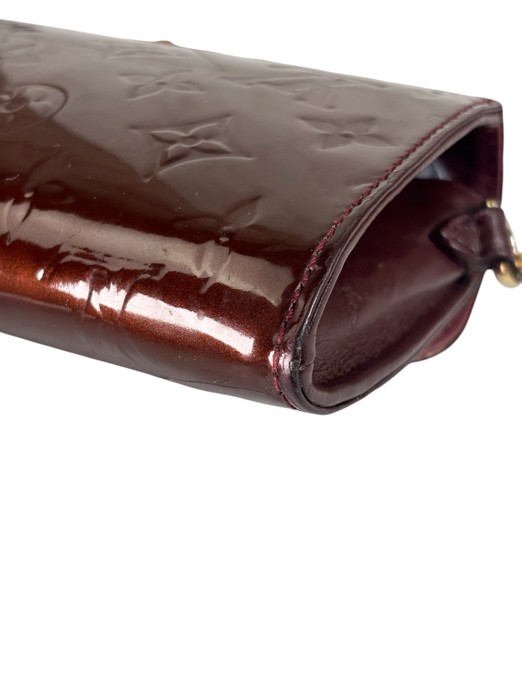 Louis Vuitton Burgundy Monogram Vernis Sunset Boulevard Shoulder Bag