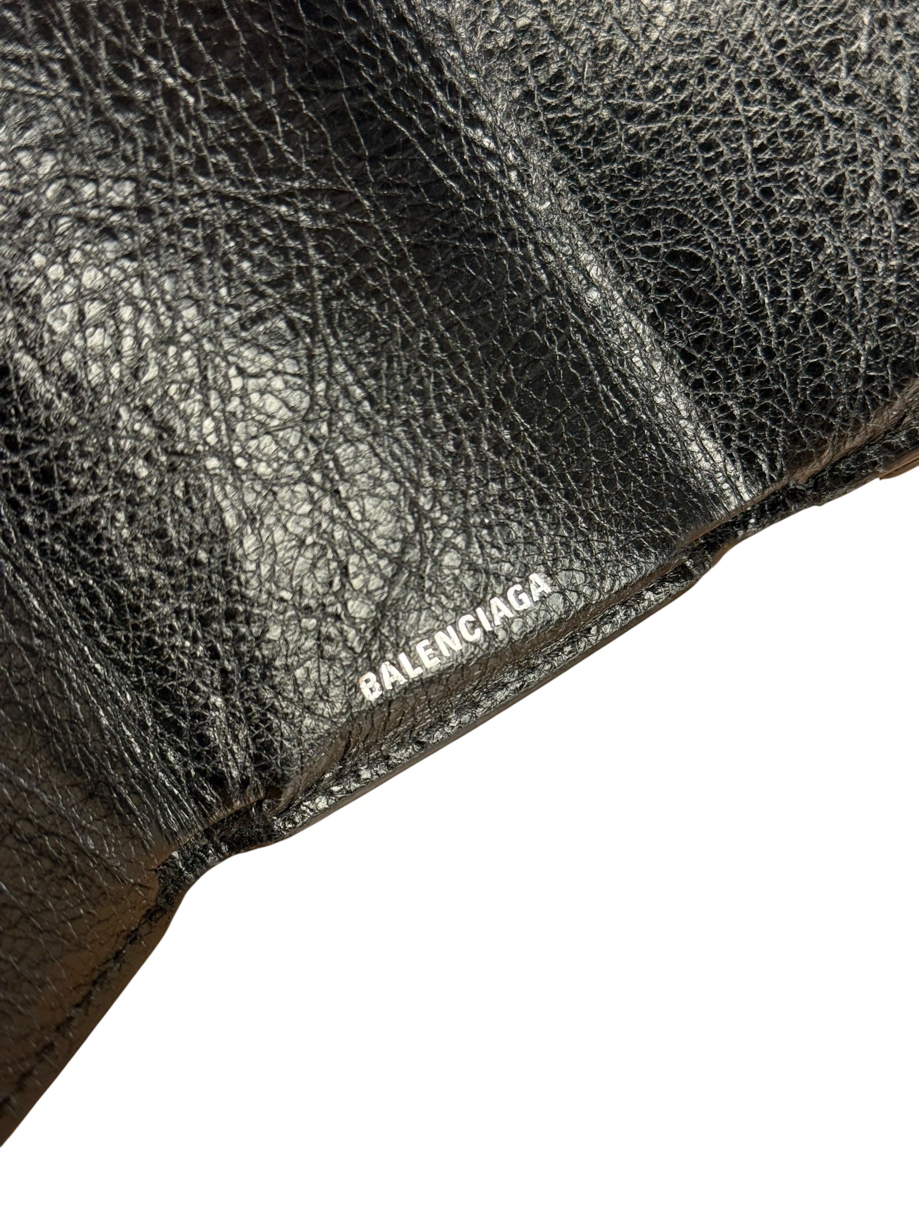 Balenciaga Grafitti Trifold Wallet