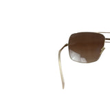 Celine Gold Tone Square Aviator Sunglasses CL41808/S