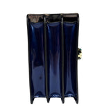 Bvlgari Shiny Blue Patent Leather Serpenti Forever Two-Way Bag