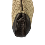 Gucci Brown Leather Trim Jackie 1961 Hobo Bag