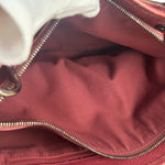 Gucci Vintage GG Canvas Pink Trim Shoulder Bag