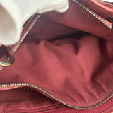 Gucci Vintage GG Canvas Pink Trim Shoulder Bag