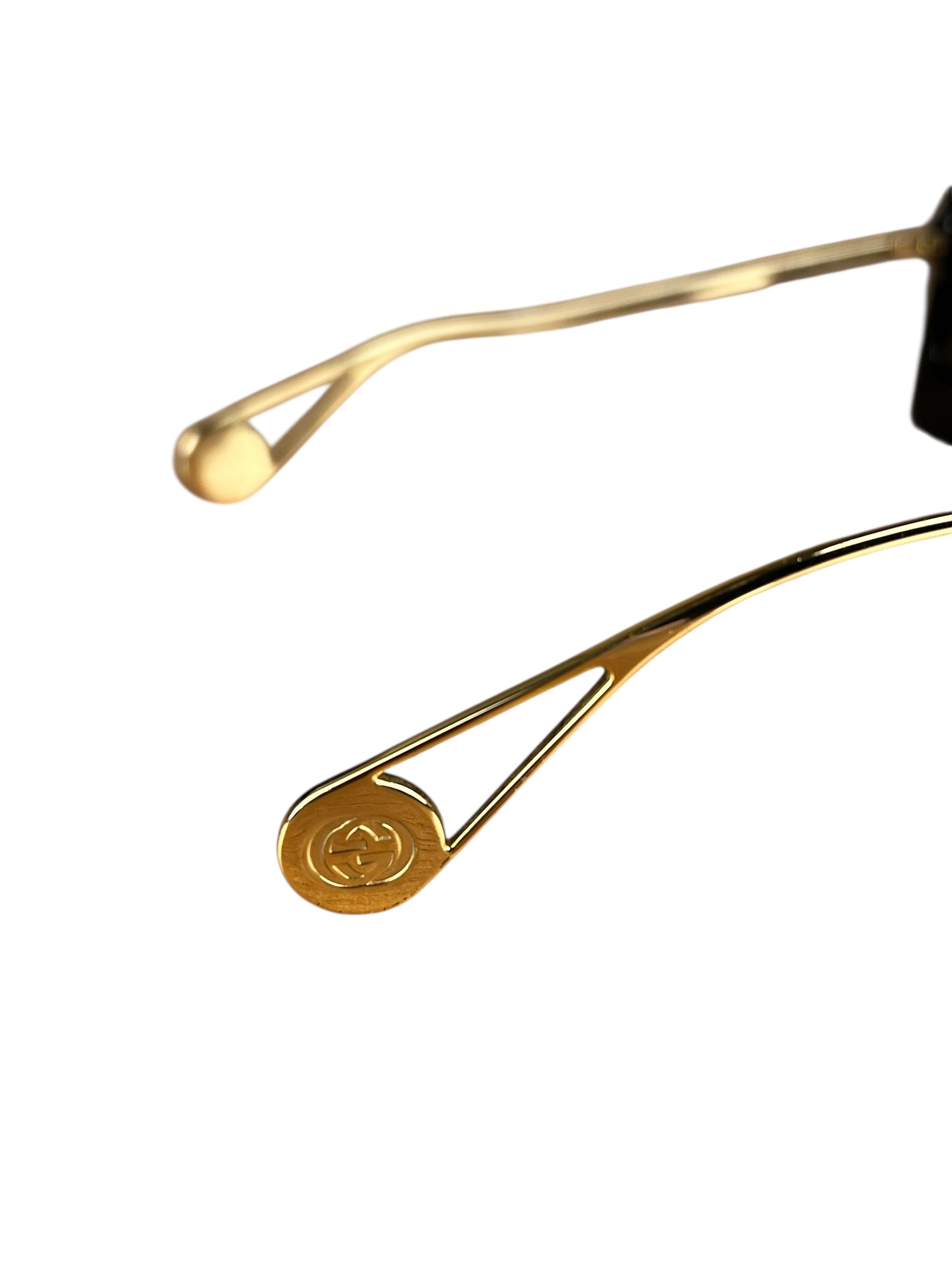 Gucci Rhinestone Square Sunglasses