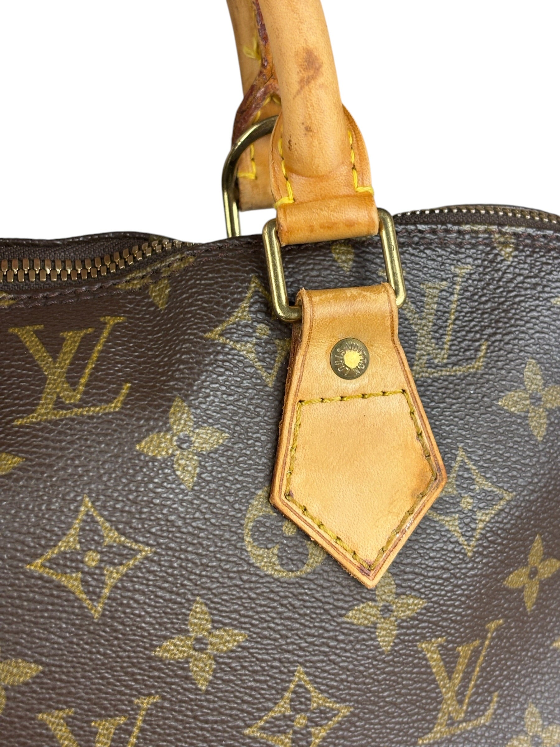 Louis Vuitton Canvas Coated Monogram Alma Hand Bag