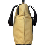 Gucci Vintage Brown Canvas Zip Tote