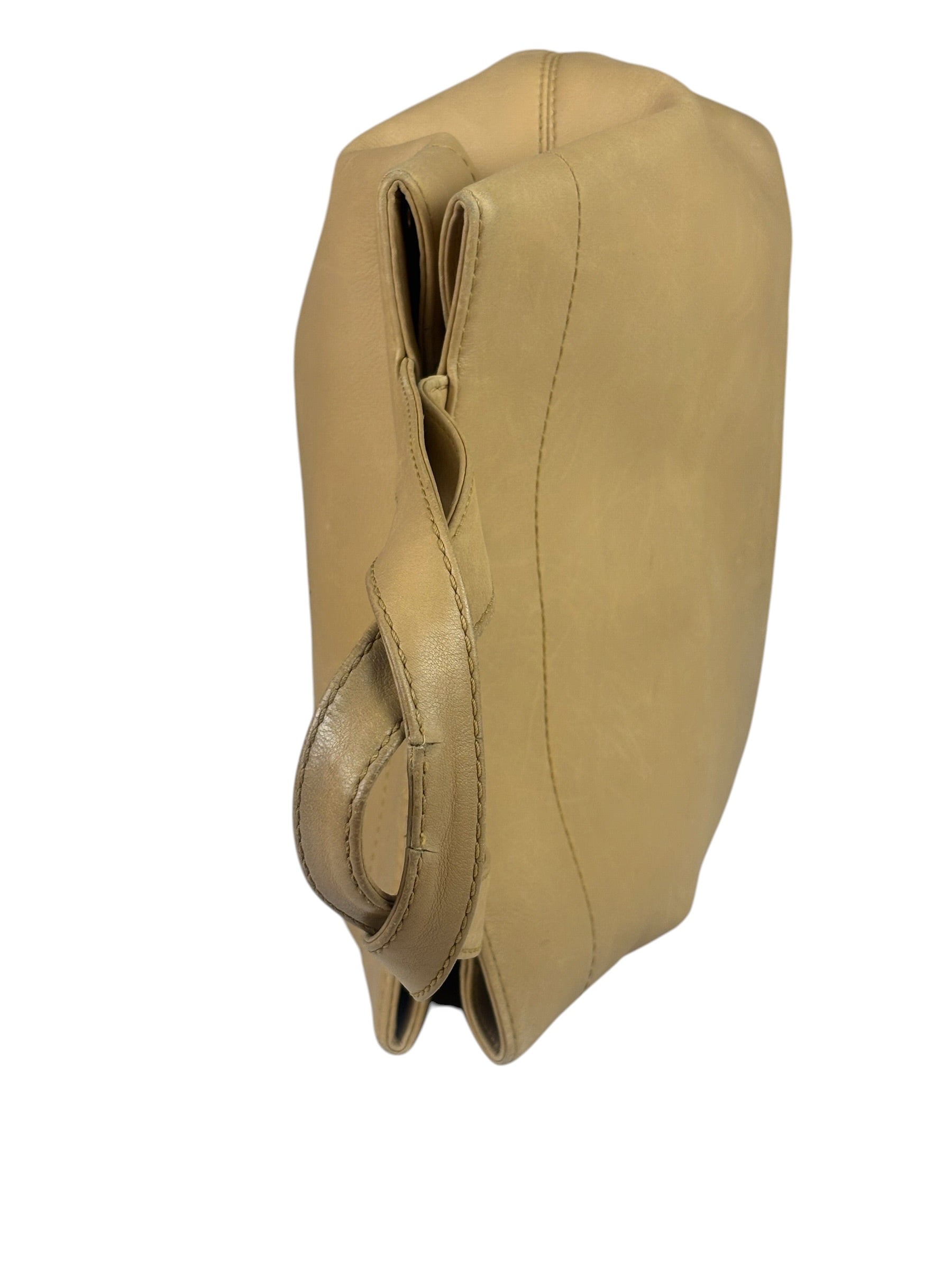 Chanel Turnlock CC Tan Leather Tote 2002