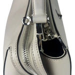 Fendi Cream Leather Latte Two-Way Bag