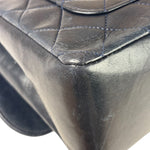 Chanel Vintage Navy Quilted Lambskin Flap Bag 1989