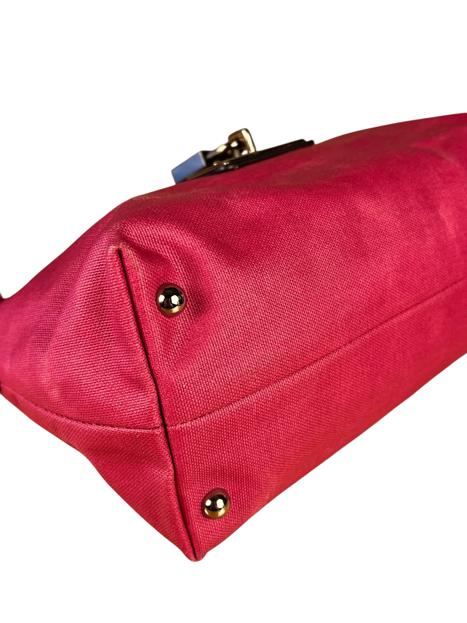 Loewe Fucshia Padlock Shoulder Pochette
