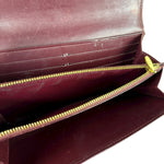 Louis Vuitton Monogram Vernis Long Wallet Amarante