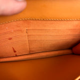 Chanel Orange Patent Leather Flap Wallet on Chain Bag