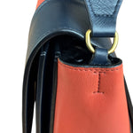 Celine Bicolor Leather Medium Frame Crossbody Bag