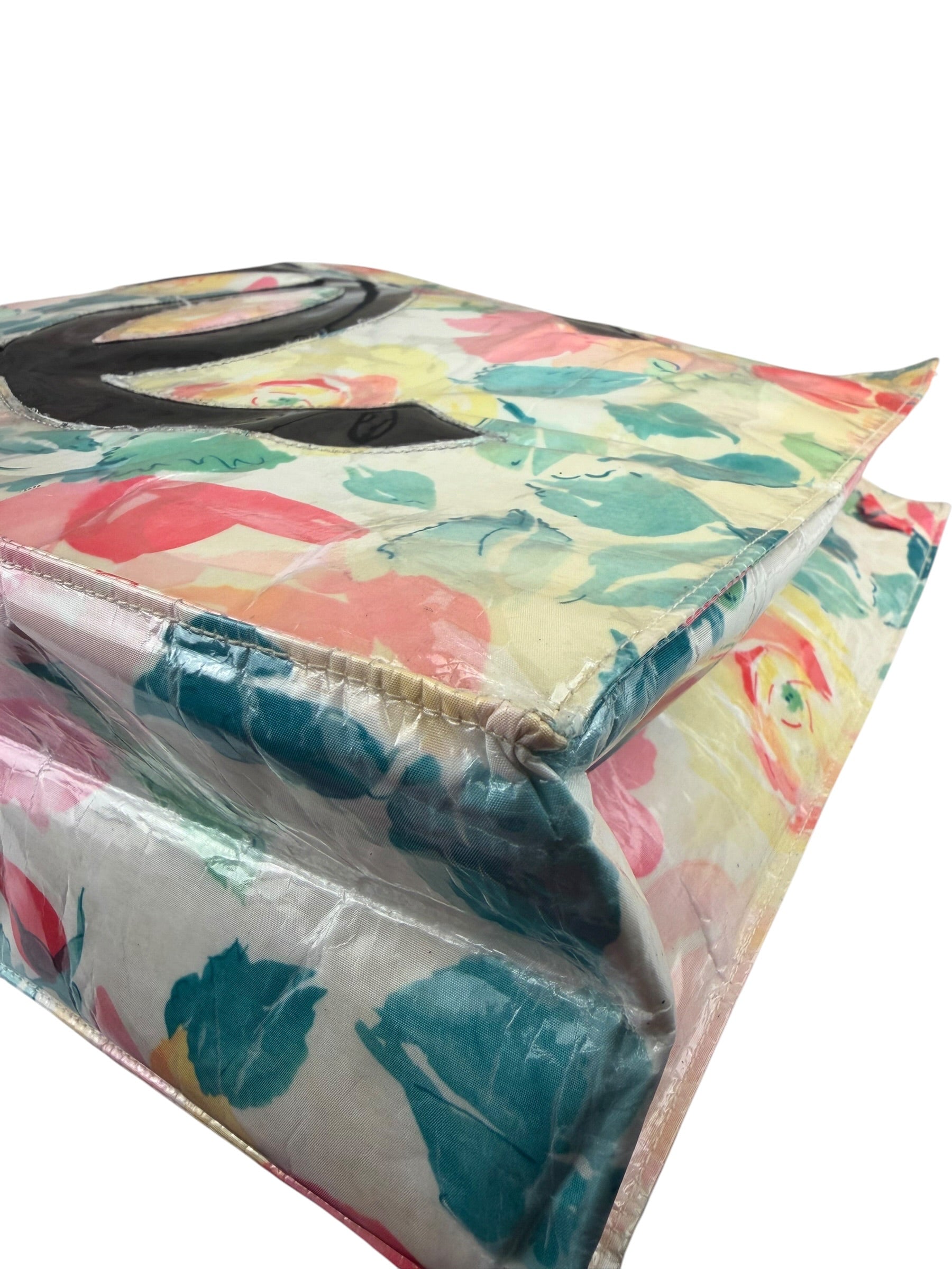 Chanel Floral Print CC Vinyl Tote 1994