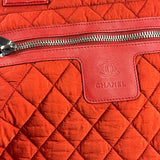 Chanel Red Nylon Coco Cocoon Tote Bag 2009