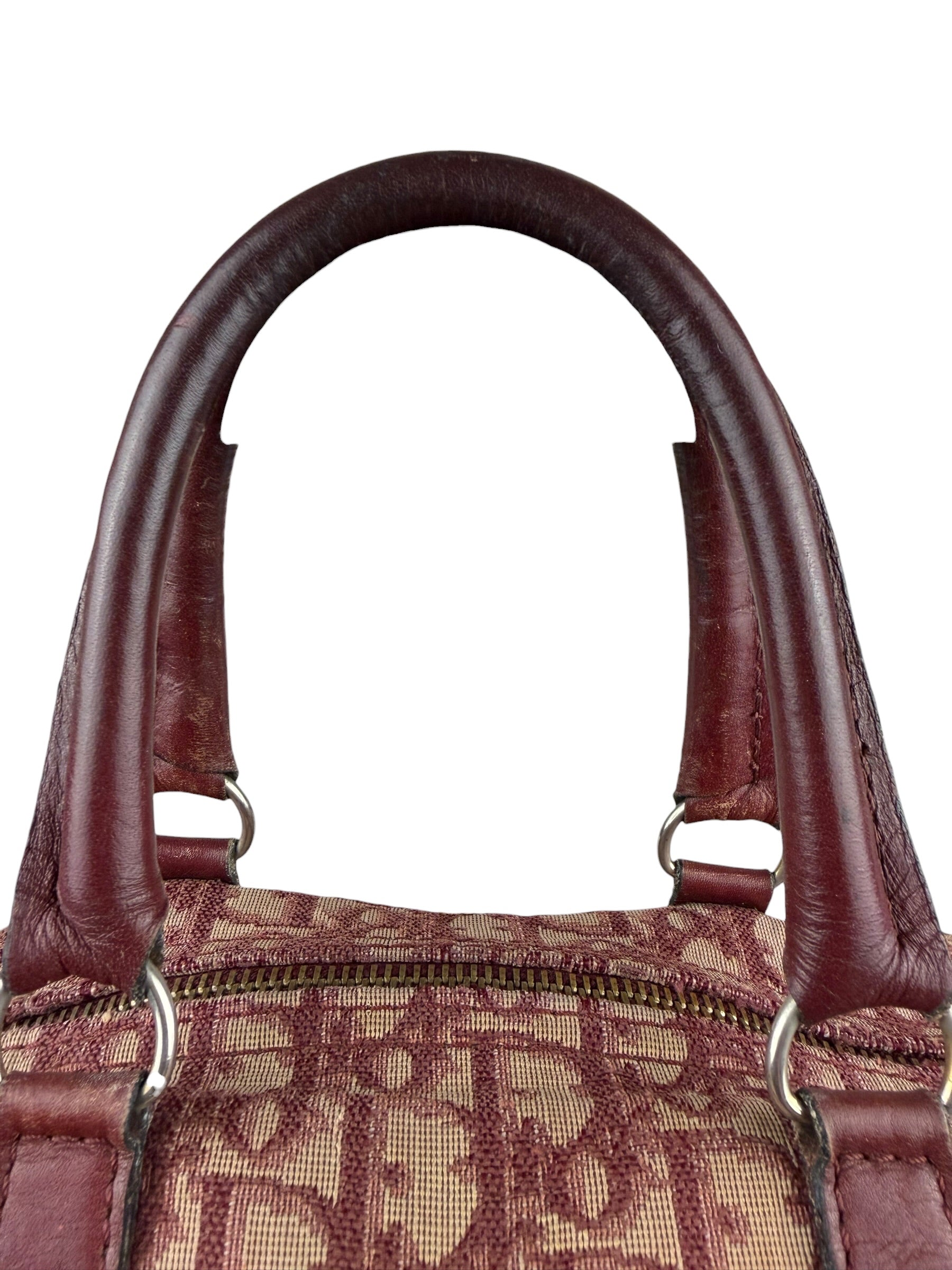 Christian Dior Vintage Monogram Trotter Boston Handbag
