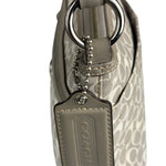 Coach Grey Patent Leather Signature Crossbody