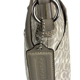 Coach Grey Patent Leather Signature Crossbody
