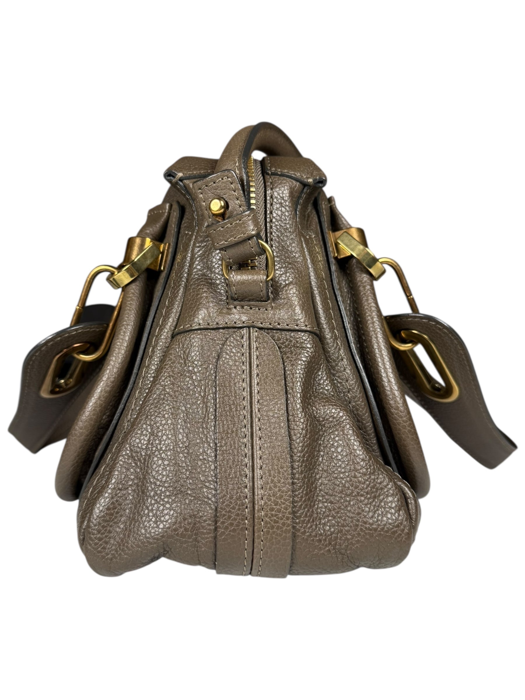 Chloe Partay Small Taupe Two-Way Bag