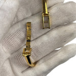 Gucci Vintage Gold-Toned Bangle Interchangeable Bezel Rings Watch