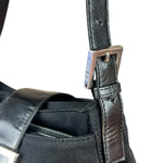 Fendi Mini Baguette Neoprene Black