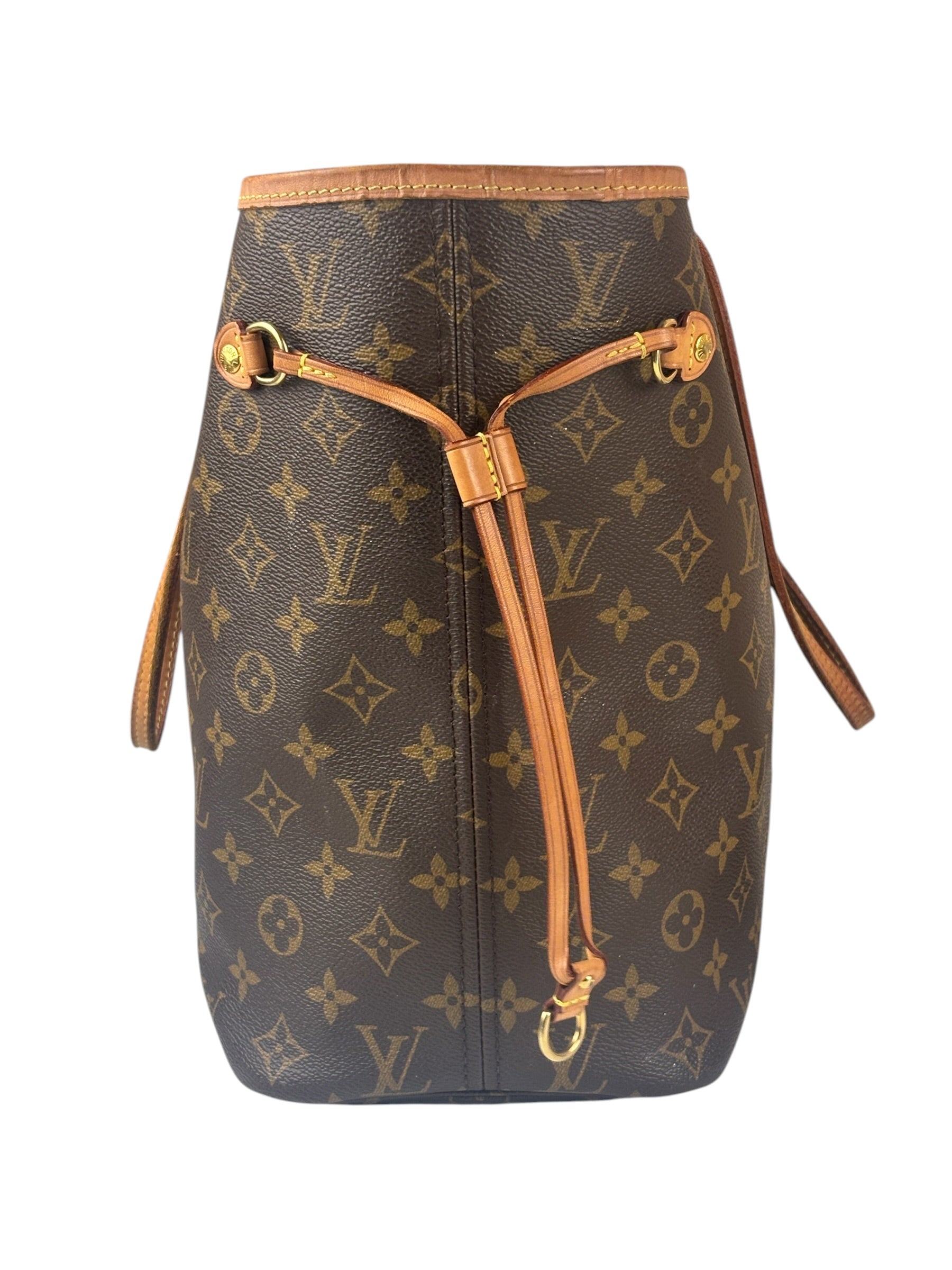 Louis Vuitton Monogram Neverful MM Pink Canvas-Lined Tote Bag