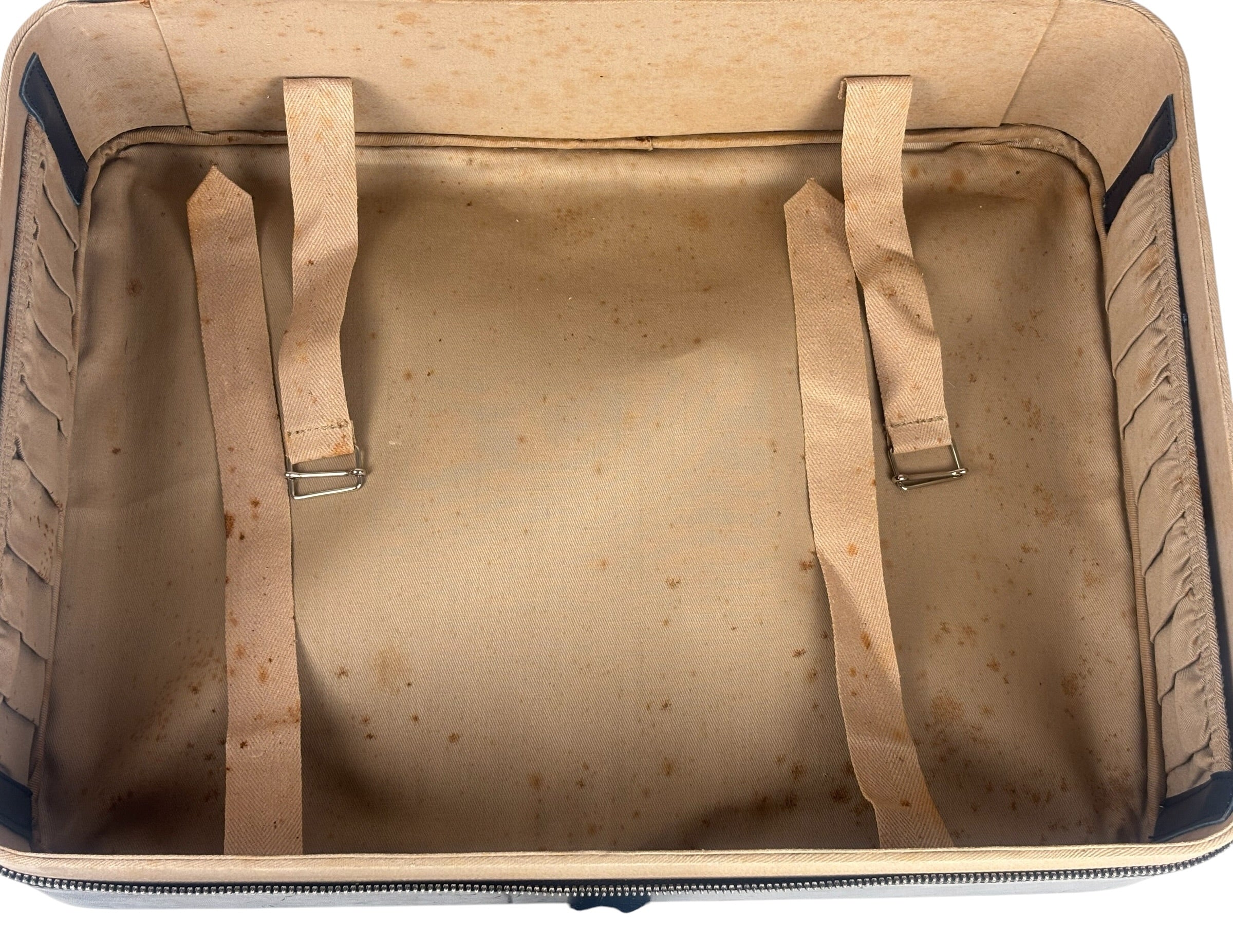 Christian Dior Vintage Navy Oblique Travel Bag
