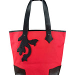 Vivienne Westwood Red Canvas Tote Bag