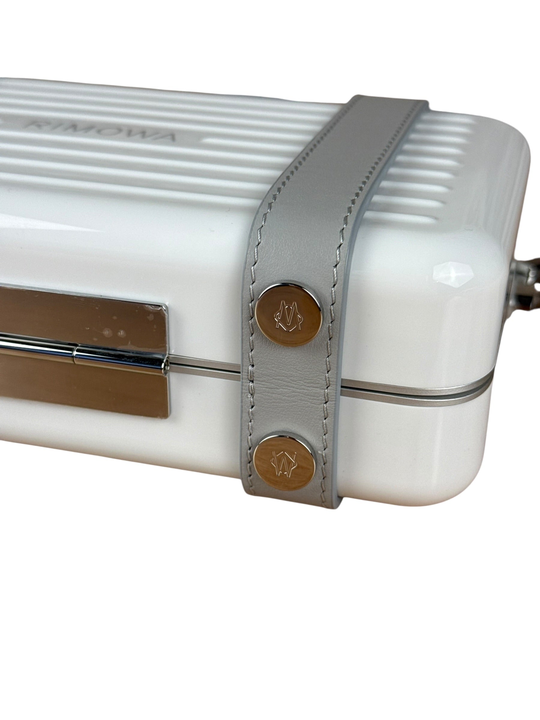 Rimowa Personal Polycarbonate Crossbody Clutch White