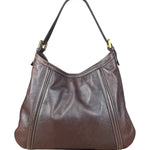 Gucci Brown Web Britt Hobo Leather Shoulder Bag