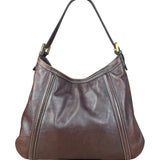 Gucci Brown Web Britt Hobo Leather Shoulder Bag