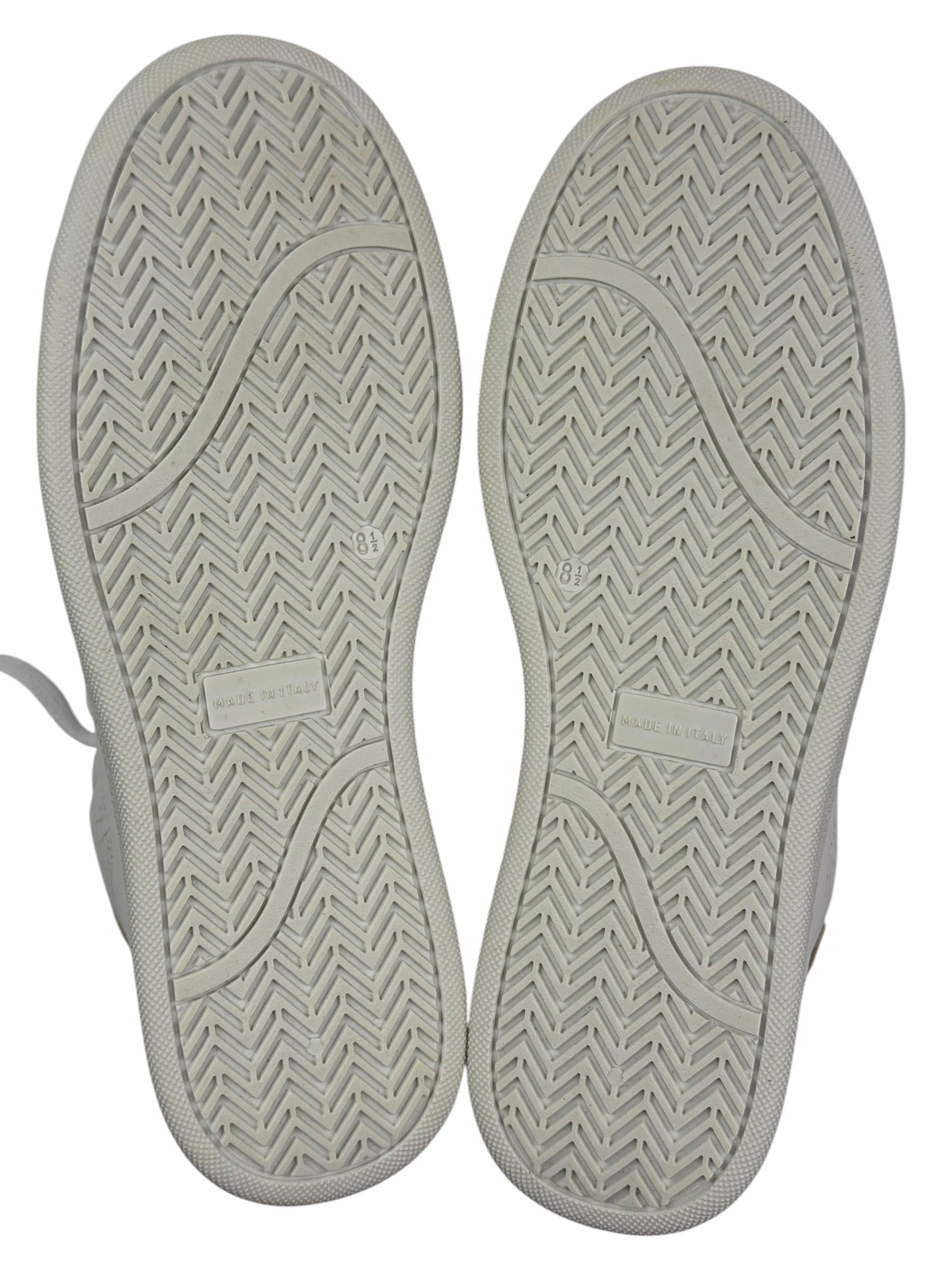Valentino White Mabel High Top Sneaker