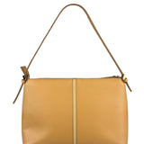Burberry Vintage Beige Leather Shoulder Bag