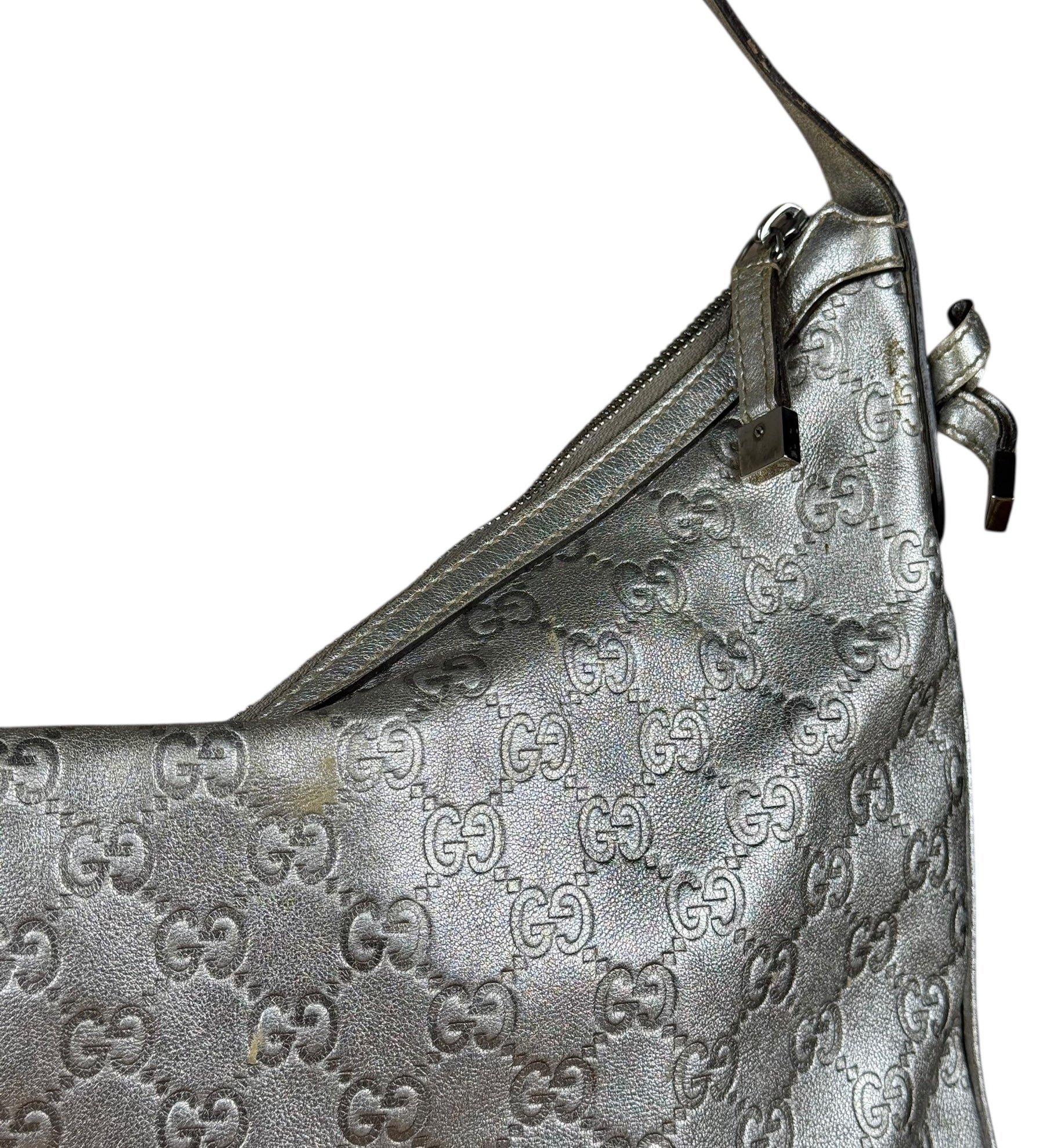 Gucci Metallic GG Princy Hobo