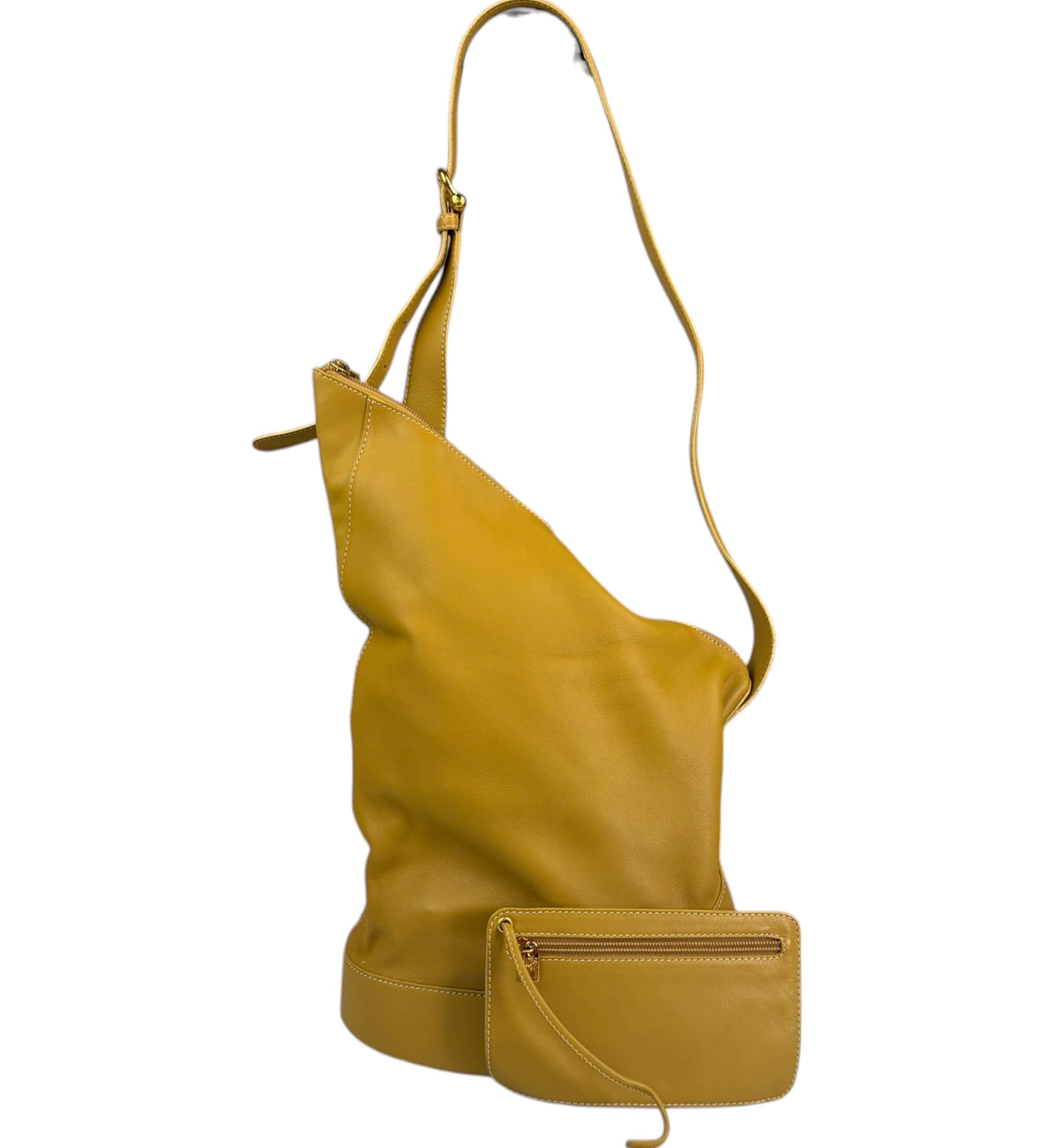 Loewe Anton Sling Camel Brown Shoulder Bag