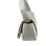 Diesel White Leather 1DR XS Two-Way Mini Bag