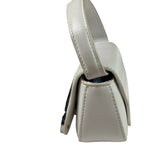 Diesel White Leather 1DR XS Two-Way Mini Bag