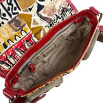 Prada Multicolor Nylon Leather Trim Shoulder Bag