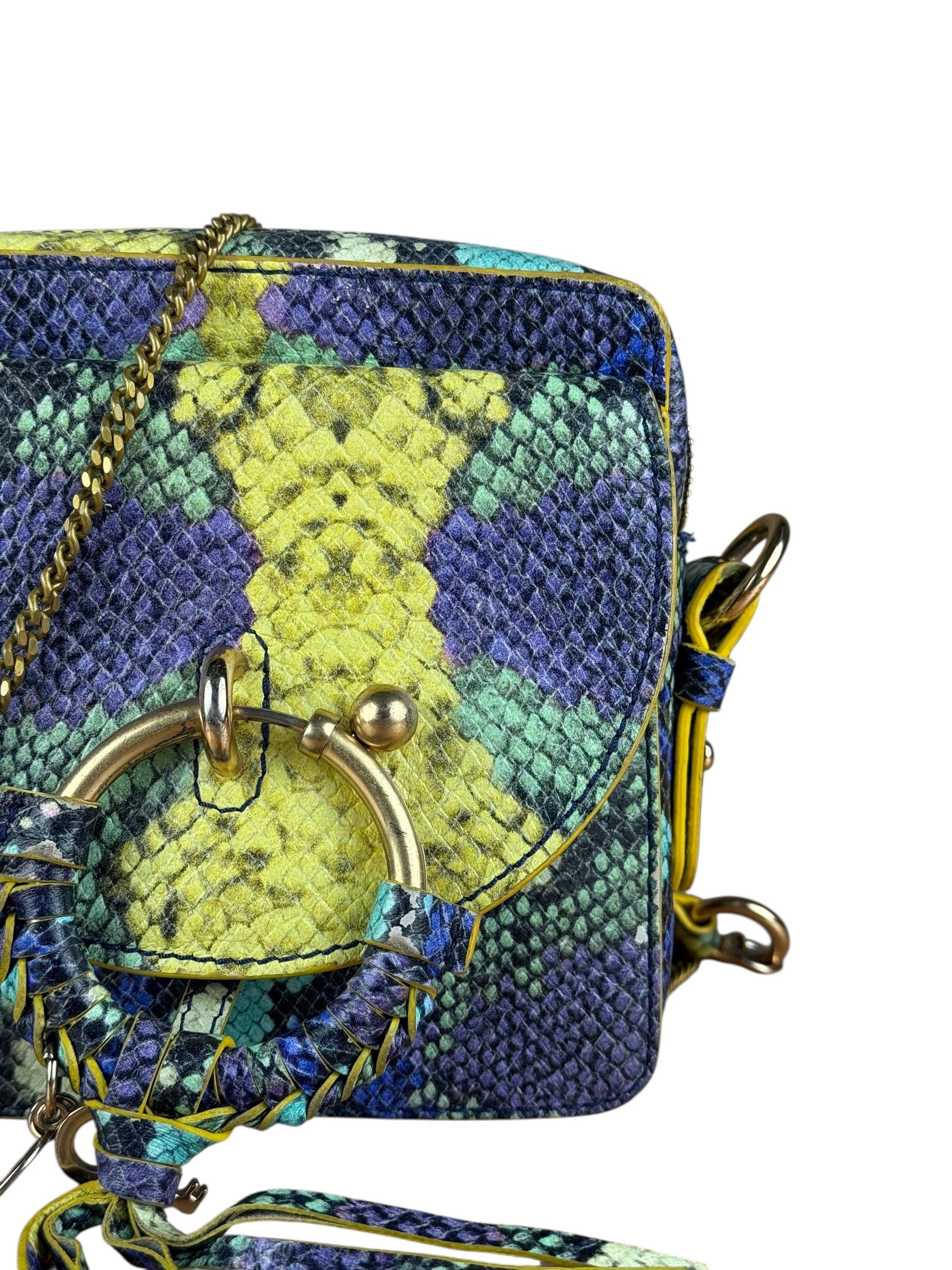 See By Chloe Joan Mini Python Camera Bag
