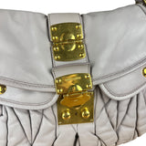 Miu Miu Lilac Nappa Leather Shoulder Bag