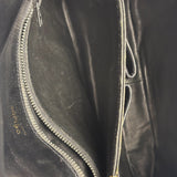Celine Vintage Black Leather Shoulder Bag