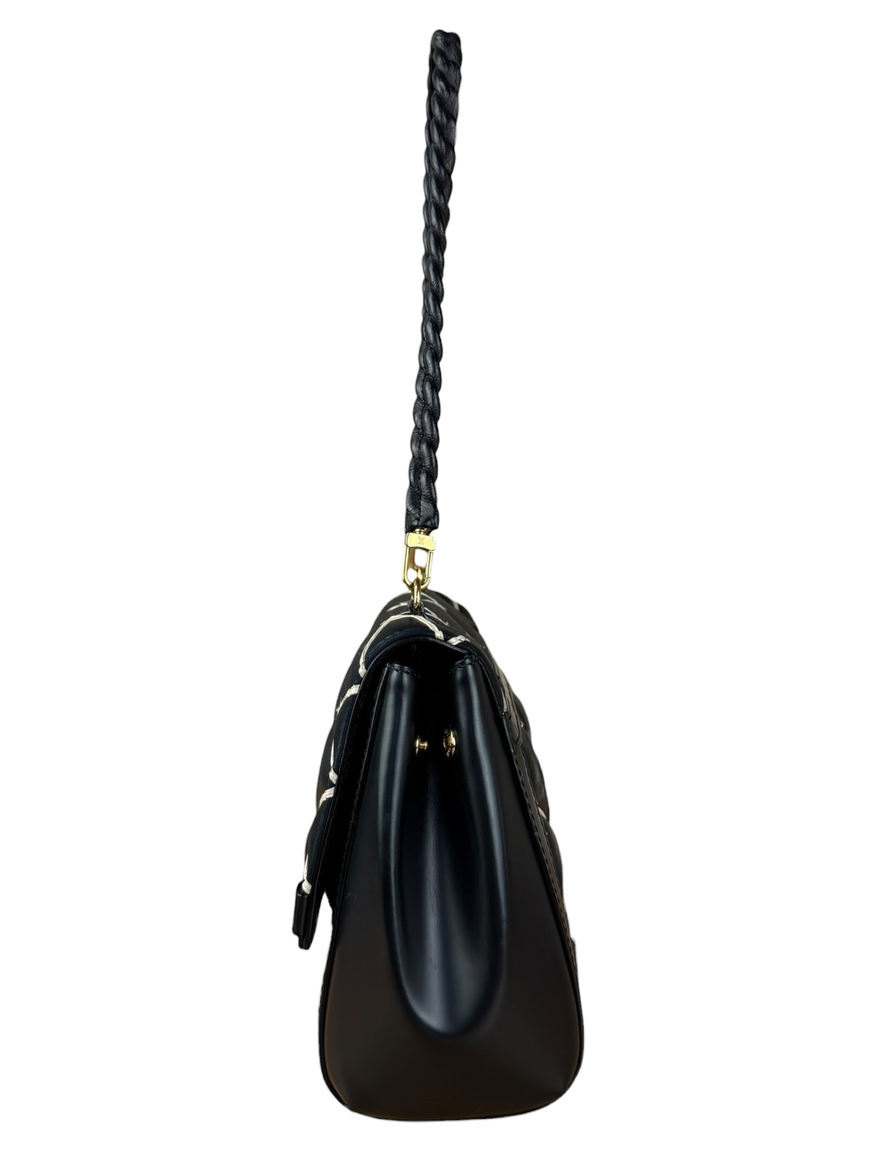 Louis Vuitton Black Malletage Quilted Shoulder Bag